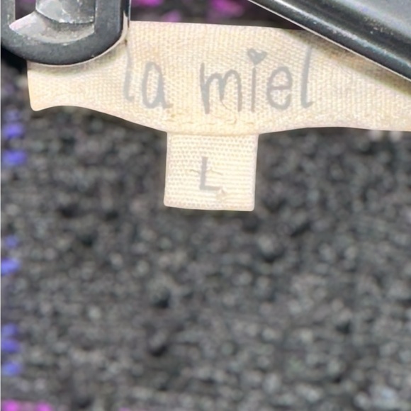 La Miele Multi-Purple Plaid Shacket - Size L - Picture 8 of 15